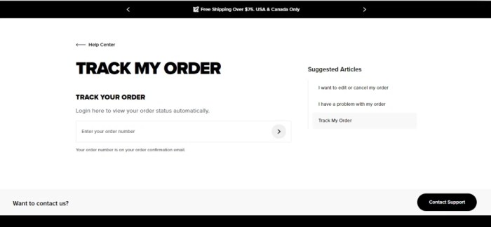 Fashion nova order tracking